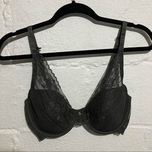 NWT Natori Black Cherry Blossom Lace Underwire Bra - Size 34DD